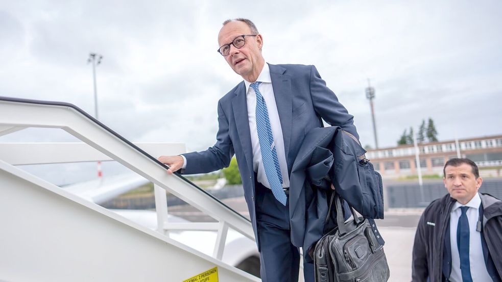 Drei Länder in drei Tagen: Merz bereist erstmals als Kanzler die Arabische Halbinsel. (Archivfoto) Foto: Michael Kappeler/dpa