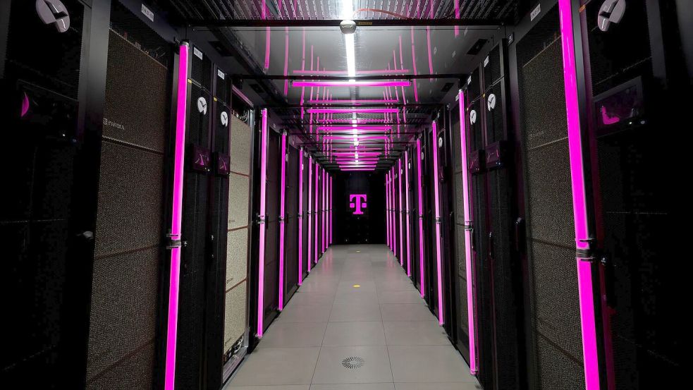 Das Telekom-Rechenzentrum bedient keine privaten Anwender, sondern Kunden aus der Wirtschaft und Behörden. Foto: Sven Hoppe