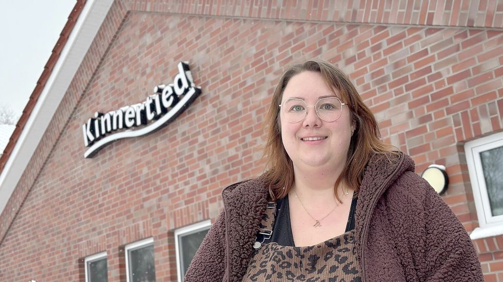 Maren Pauw ist die Kita-Leitung im Kinnertied in Remels. Foto: Lars Löschen