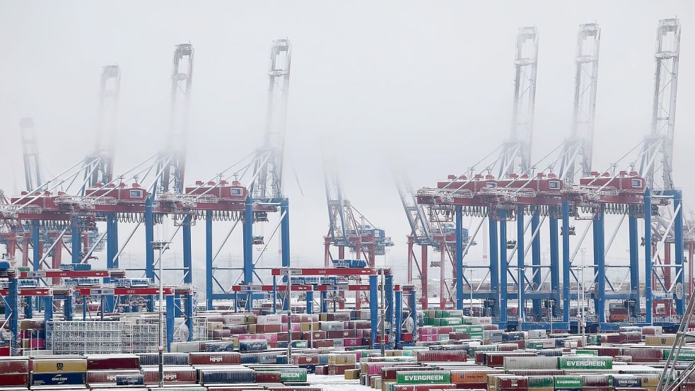 Die deutschen Exporteure können zum Jahresende zulegen Foto: Christian Charisius