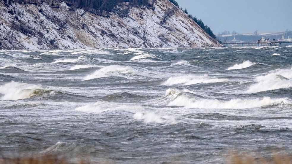 Für Salzwassereinbrüche aus der Nordsee in die Ostsee sind starke Westwinde unerlässlich. (Archivbild) Foto: Stefan Sauer