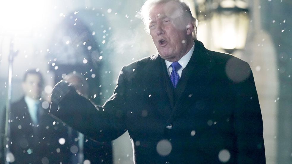 Kündigt weitere Gespräche mit dem Iran an - US-Präsident Trump. Foto: Jose Luis Magana/AP/dpa