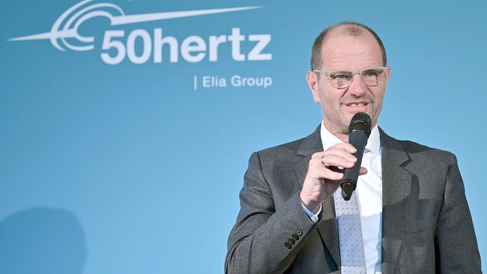 Der Chef des Netzbetreibers 50Hertz, Stefan Kapferer, geht davon aus, dass die Ostsee für die Versorgungssicherheit und den Klimaschutz in Deutschland immer wichtiger wird. (Archivbild) Foto: Martin Schutt