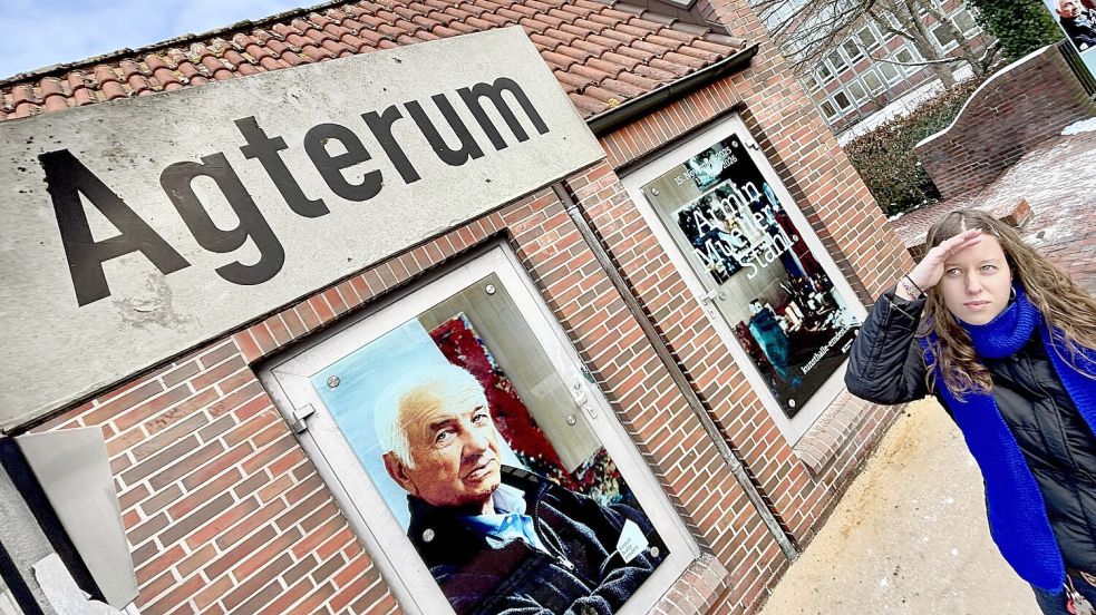 Die Straße Agterum in Emden. Was hat es mit diesem Namen auf sich? Fotos: Klaus Ortgies