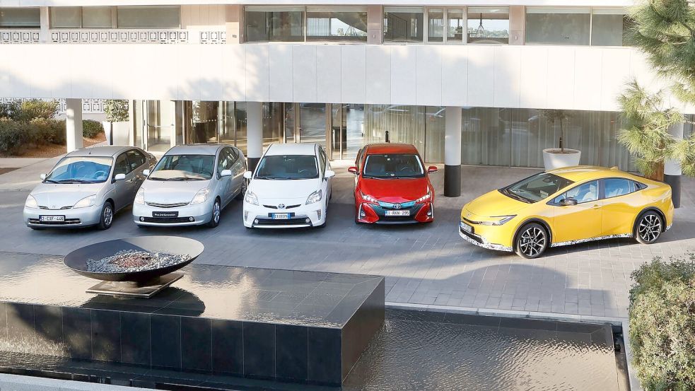 Den Prius gibt es inzwischen in fünfter Generation. Mehr als 5 Millionen Stück hat Toyota von allen zusammen weltweit verkauft. (Archivbild) Foto: Toyota