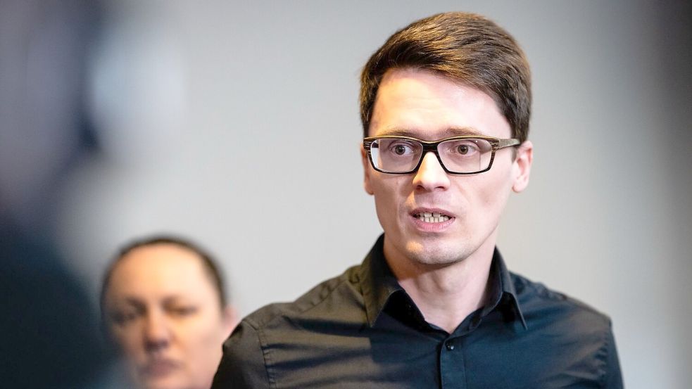 Der Thüringer Linksfraktionschef Christian Schaft spricht von einer „Zufallsmehrheit“. (Archivbild) Foto: Jacob Schröter/dpa