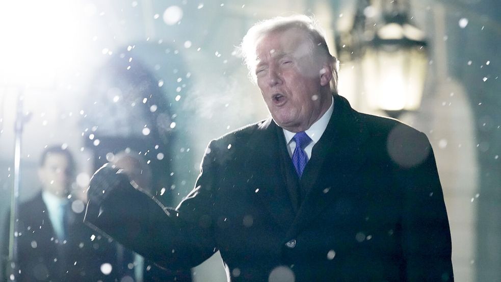 Donald Trump hat US-Freestyler Hunter Hess nach dessen Äußerungen über die aktuelle Lage in den USA als „Loser“ bezeichnet. Foto: Jose Luis Magana/AP/dpa