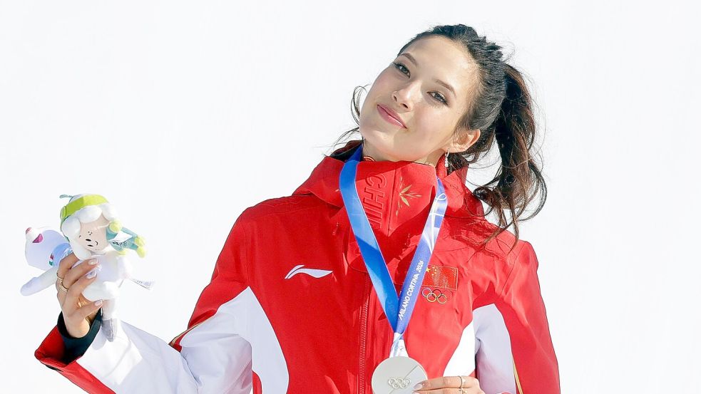 Die in den USA geborene und für China startende Eileen Wu weiß, was Hasskommentare bedeuten. Foto: Oliver Weiken