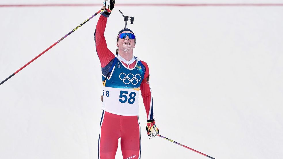 Johan-Olav Botn erlebt einen besonders emotioanlen Moment. Foto: Andrew Medichini/AP/dpa
