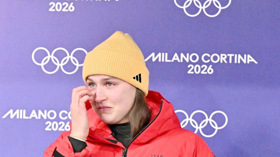 Merle Fräbel war nach der verpassten Medaille tief enttäuscht. Foto: Robert Michael