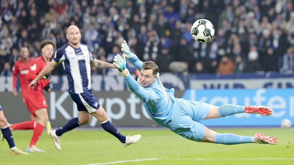 Tjark Ernst vereitelte viele Freiburger Chancen. Foto: Andreas Gora