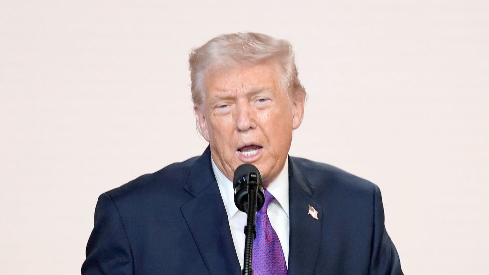 Trump hält den Druck auf den Iran aufrecht. (Archivbild) Foto: Alex Brandon/AP/dpa