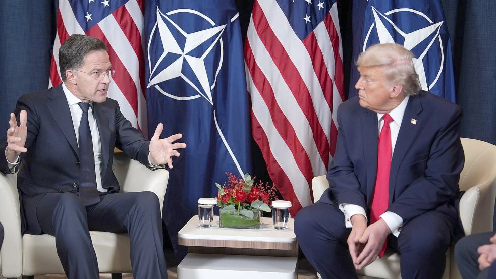 Nato-Generalsekretär Mark Rutte gilt als einer der wichtigsten Vermittler im Grönland-Konflikt. (Archivbild) Foto: Evan Vucci/AP/dpa