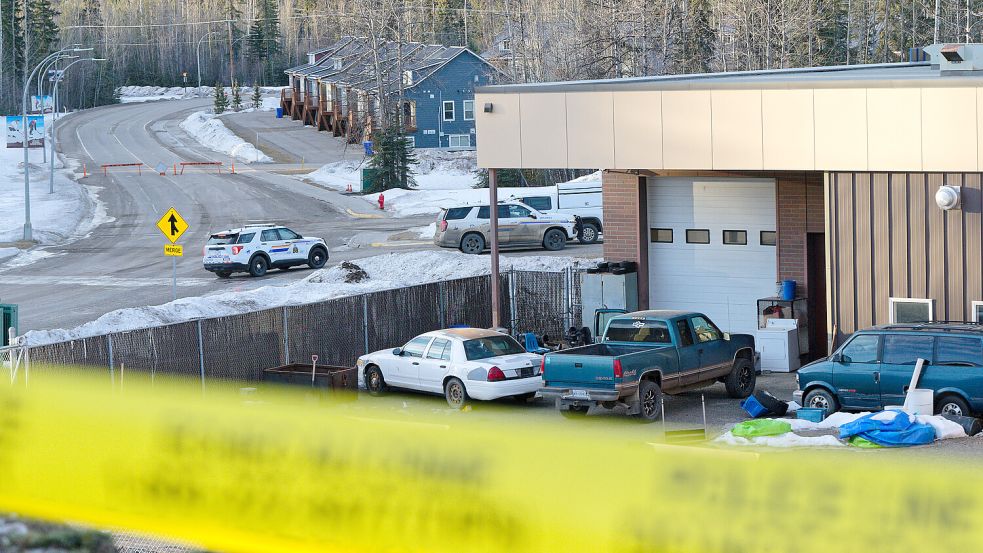 Im kanadischen Tumbler Ridge herrscht Ungläubigkeit: In der sonst so friedlichen Gemeinde hat es mehrere Tote nach Schüssen an einer Schule gegeben. Foto: dpa/The Canadian Press via AP/Jesse Boily