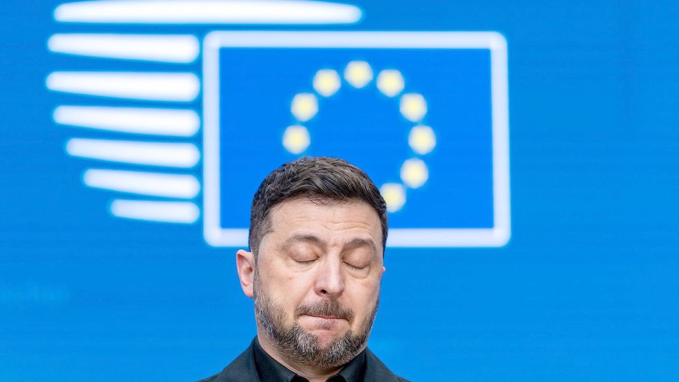 Der ukrainische Präsident Wolodymyr Selenskyj will ein genaues Datum für einen EU-Beitritt seines Landes. (Archivbild) Foto: Michael Kappeler/dpa