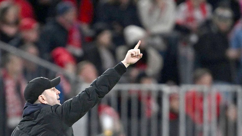 Ole Werner war nach dem 0:2 beim FC Bayern wütend auf die Schiedsrichter. Foto: Sven Hoppe