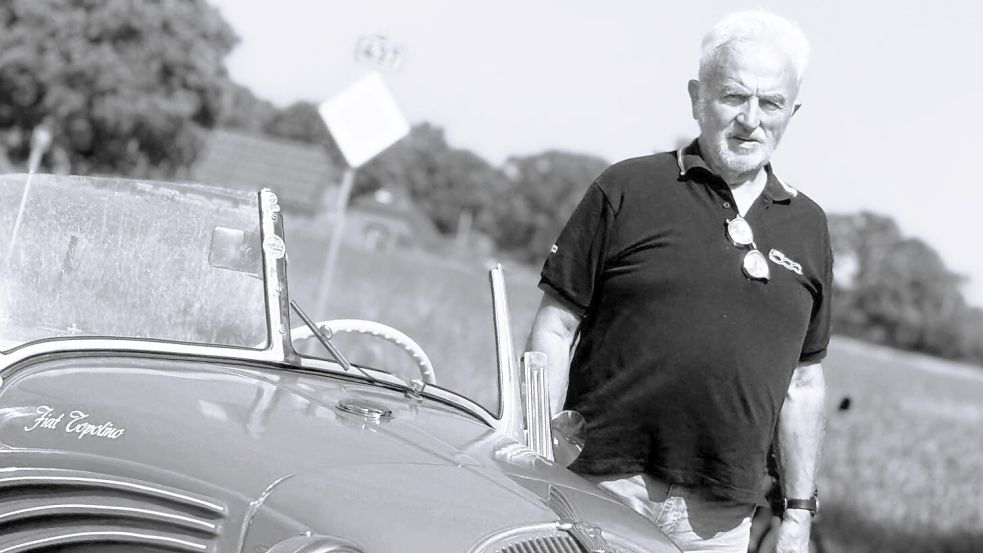 Harald „Harry“ Kletzsch mit einem seiner Fiat Topolinos. Foto: Privat