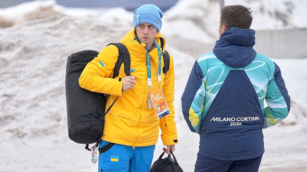 Wladislaw Heraskewytsch darf nicht an den olympischen Start gehen. Foto: Fatima Shbair/AP/dpa