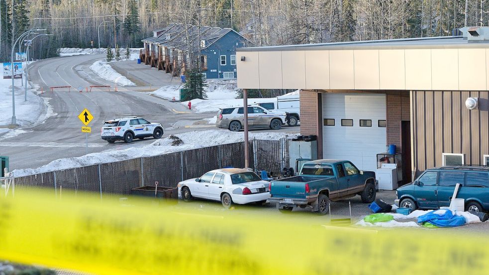 Die Gewalttat ereignete sich im Ort Tumbler Ridge. Foto: Jesse Boily/The Canadian Press v
