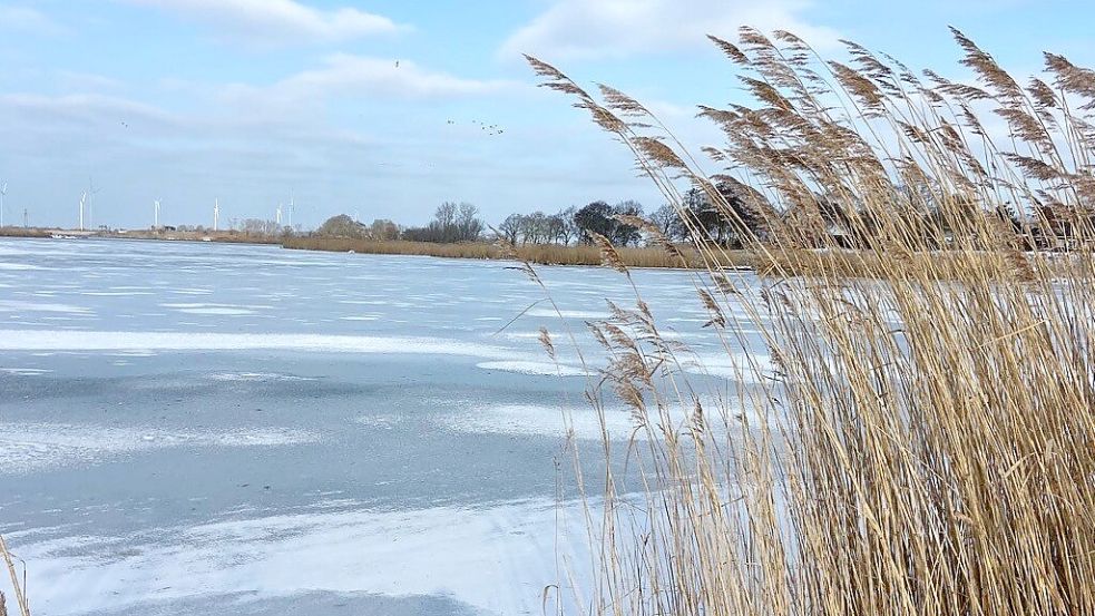 Kaltluft verdrängt die mildere Luft: In Ostfriesland könnte es nochmals schneien. Foto: Melanie Hanz