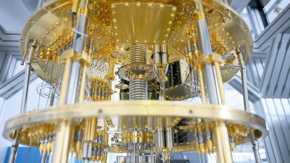 Der neue europäische Quantencomputer Euro-Q-Exa - hier das Vorgängermodell - soll Deutschland und Europa eine Spitzenposition in dieser Technik sichern. Foto: Malin Wunderlich