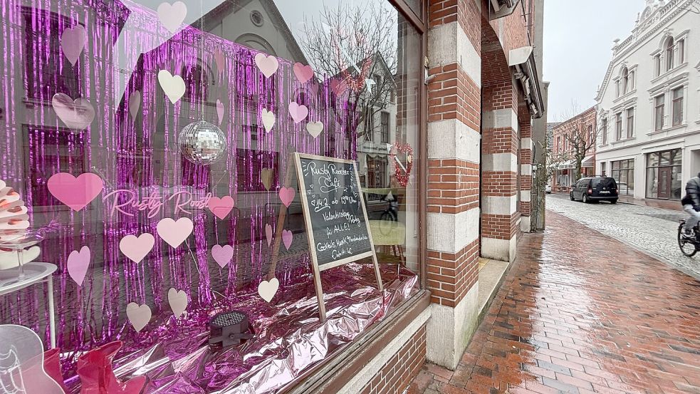 Das Rusty-Rooster Café an der Brunnenstraße ist noch offen. Foto: Vera Vogt