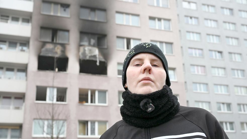 Linda Rockmann half Mietern und kochte Tee für Betroffene. Foto: Markus Lenhardt