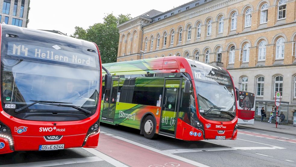 Dienstags und donnerstags gratis mit Bus in die Stadt: So will die AfD die Innenstadt von Osnabrück beleben. Der Antrag fiel im Rat durch. Foto: Jörn Martens