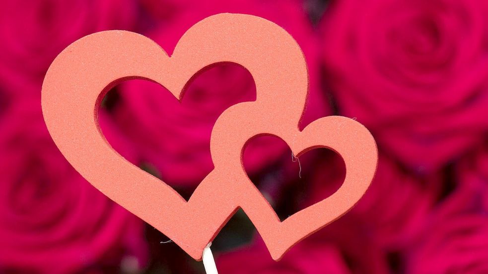 Sag es durch die Blume: das rote Herz als Symbol für die Liebe. (Archivbild) Foto: Boris Roessler