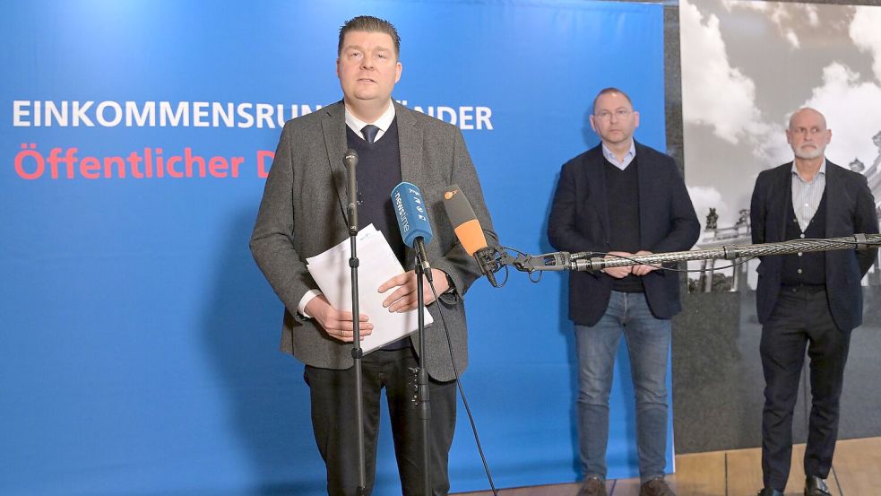 Länder-Verhandlungsführer Andreas Dressel hält den Tarifabschluss für vertretbar. Foto: Michael Bahlo
