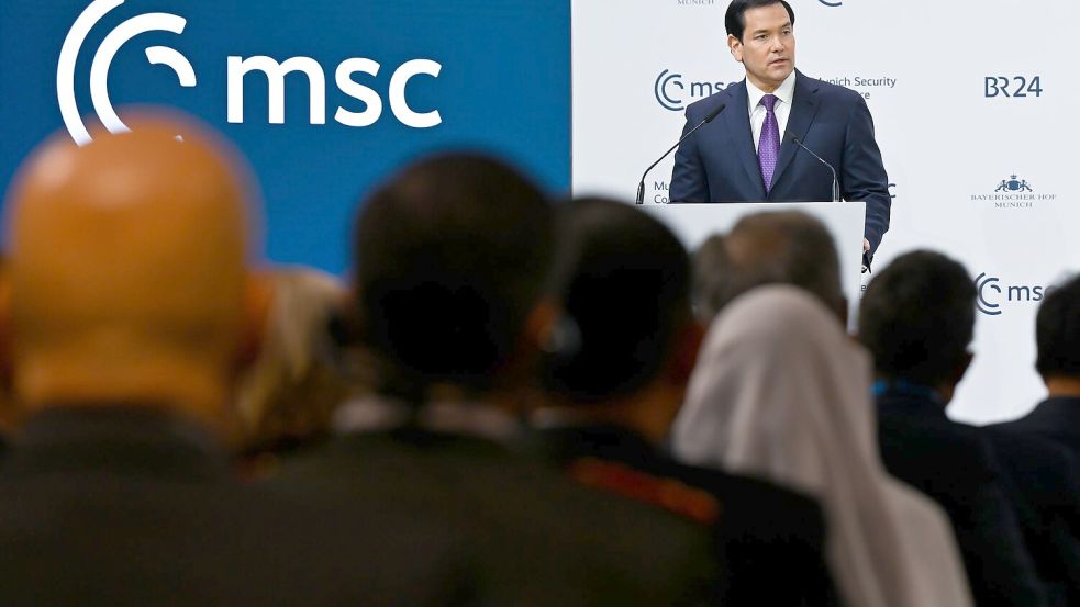 Es war ungewiss, mit welcher Botschaft sich Rubio an Europa wendet. Foto: Sven Hoppe