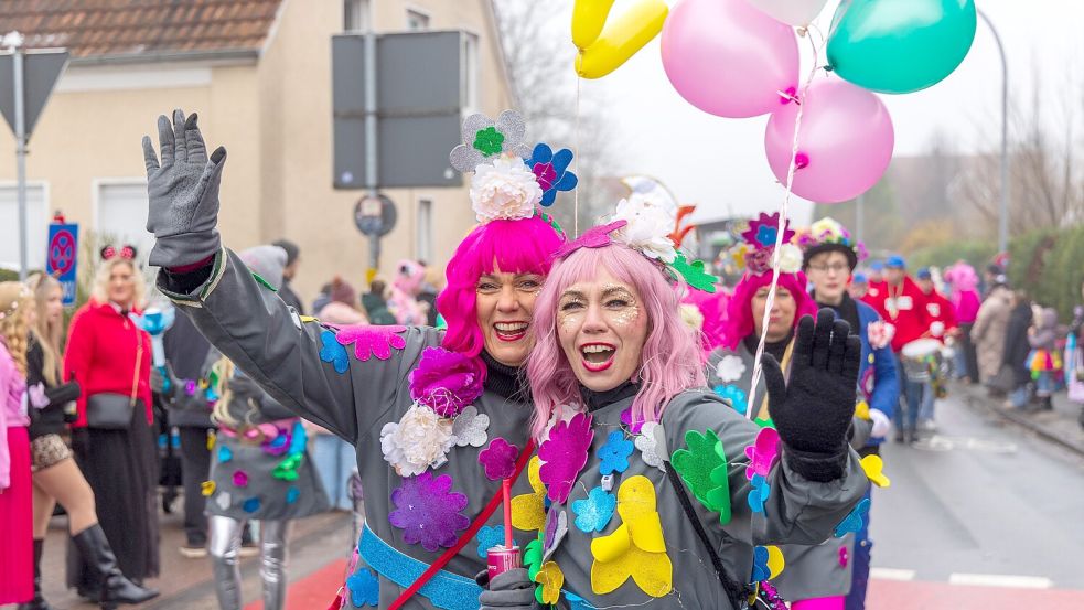 Am Wochenende feierten zahlreiche Narren den Dammer Carneval. Foto: André Havergo