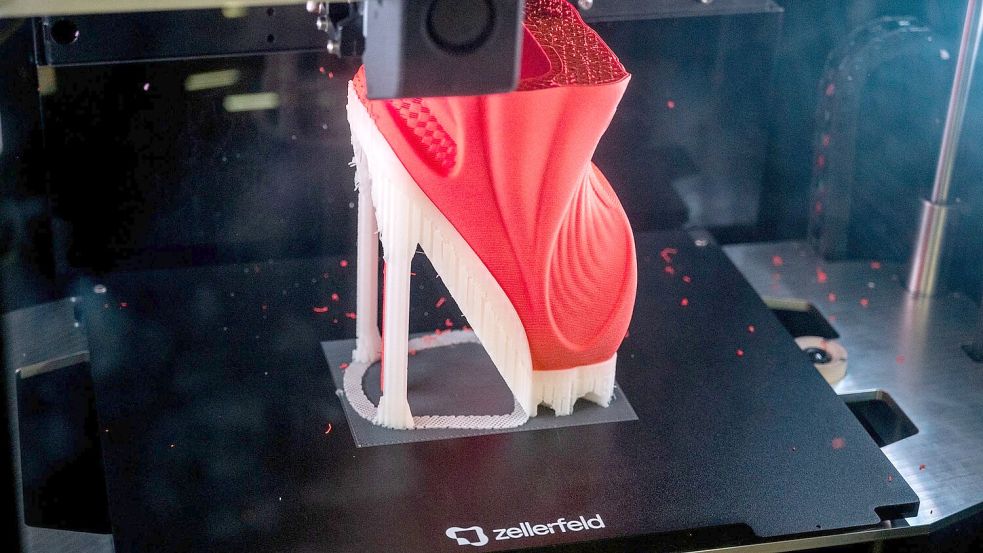 Mittlerweile die Firma Zellerfeld hunderte Drucker in Hamburg stehen. Foto: Daniel Bockwoldt