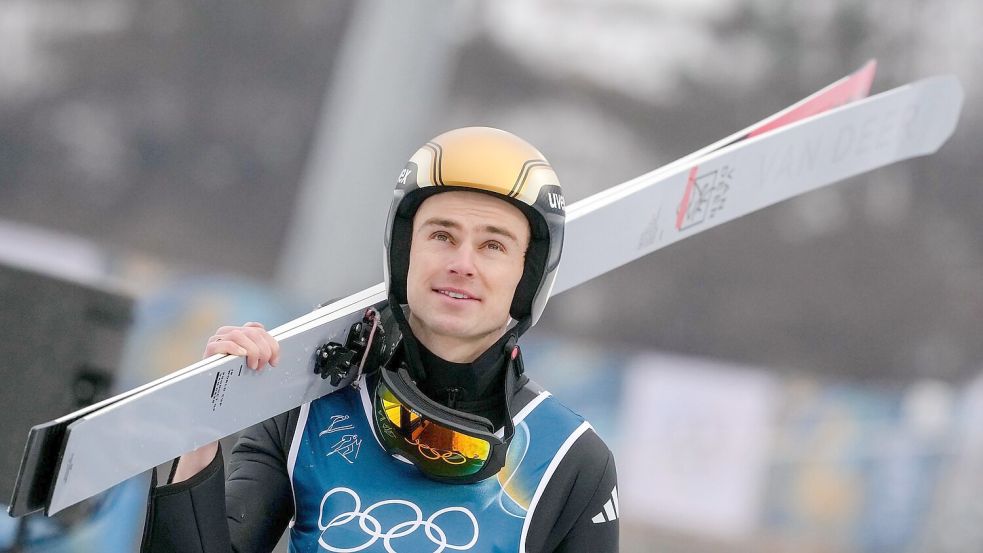 Will hoch hinaus: Vinzenz Geiger. Foto: Evgeniy Maloletka/AP/dpa