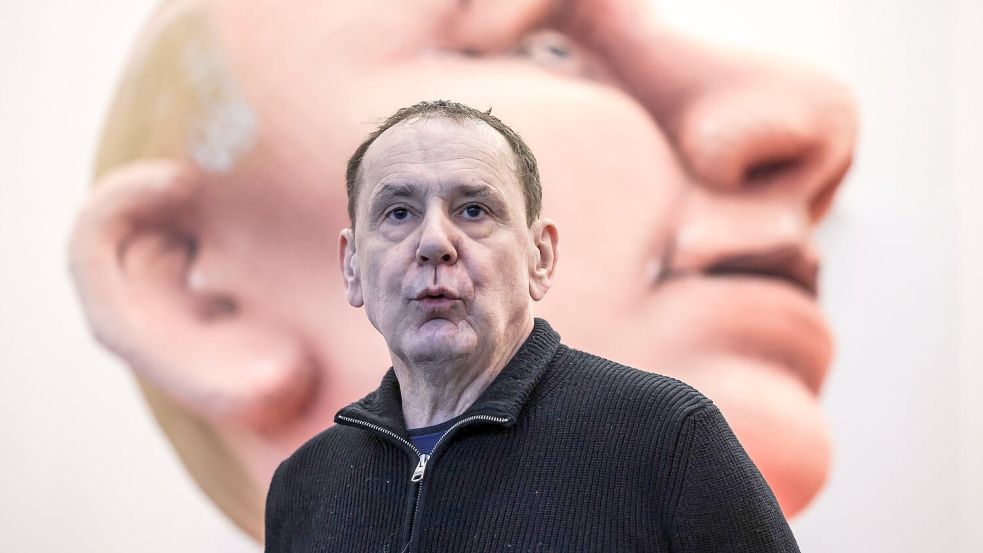 Karnevalswagenbauer Jacques Tilly beschäftigt sich immer wieder mit Putin. Foto: Oliver Berg