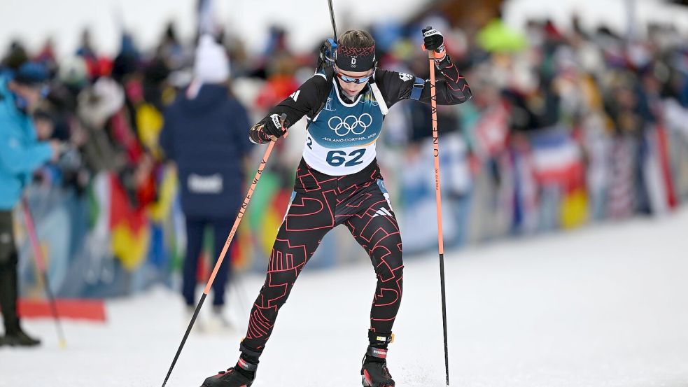 In der Loipe hat Franziska Preuß derzeit weniger Probleme. Foto: Hendrik Schmidt