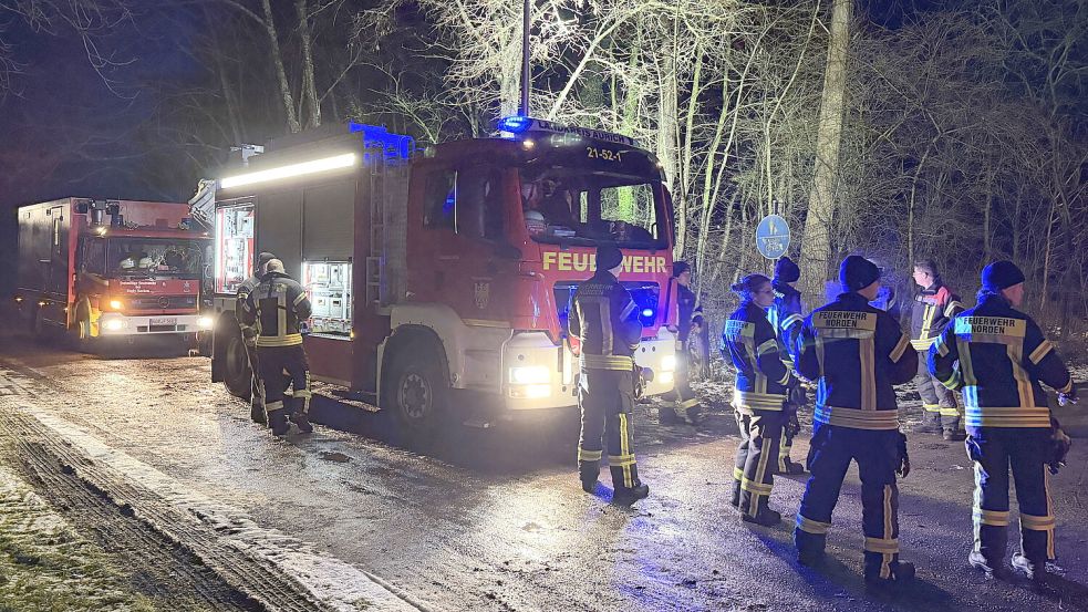Am Abend hat es einen Einsatz der Rettungskräfte in Norden gegeben. Foto: Feuerwehr Norden