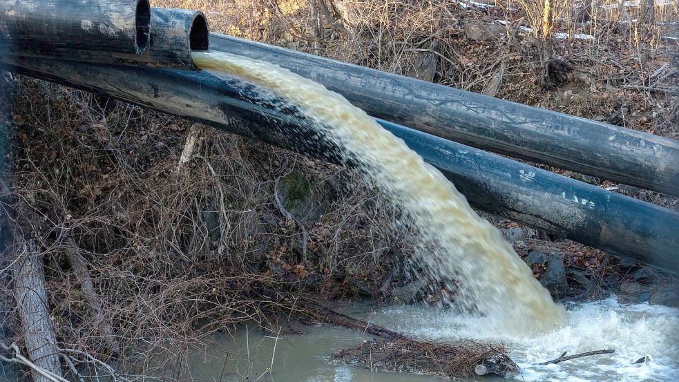 Im Januar kam es zu dem Bruch in der Leitung. Foto: Andrew Leyden