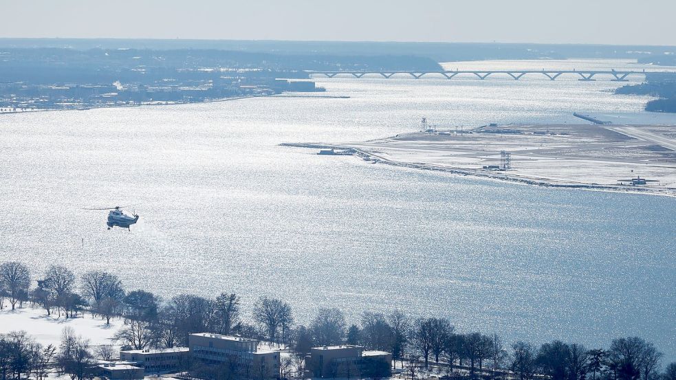 Abwasser gelangte in den Potomac - Trump kritisiert Demokraten. Foto: Tom Brenner/FR117851 AP/AP/dpa