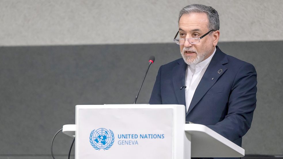 Irans Außenminister Araghtschi sagte, der Weg zu einer Einigung habe begonnen. (Archivbild) Foto: Martial Trezzini