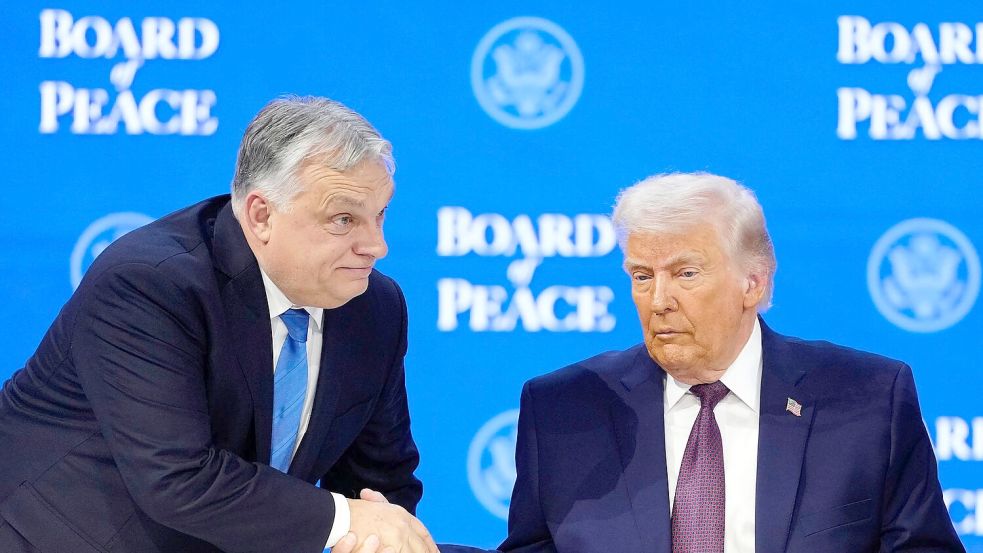 Trumps Verbündeter Orban hat seine Teilnahme an der ersten Sitzung des Friedensrates angekündigt. (Archivbild) Foto: Markus Schreiber/AP/dpa