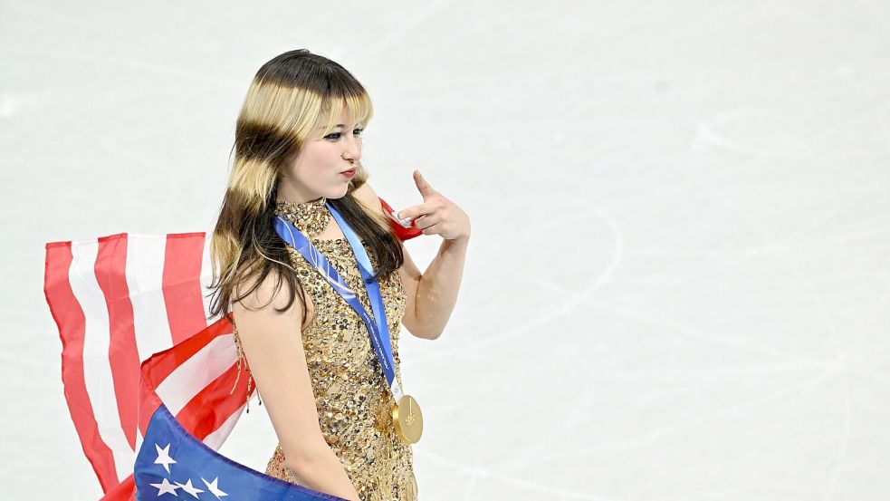 Alysa Liu lief unbeschwert zum Olympiasieg. Foto: Peter Kneffel