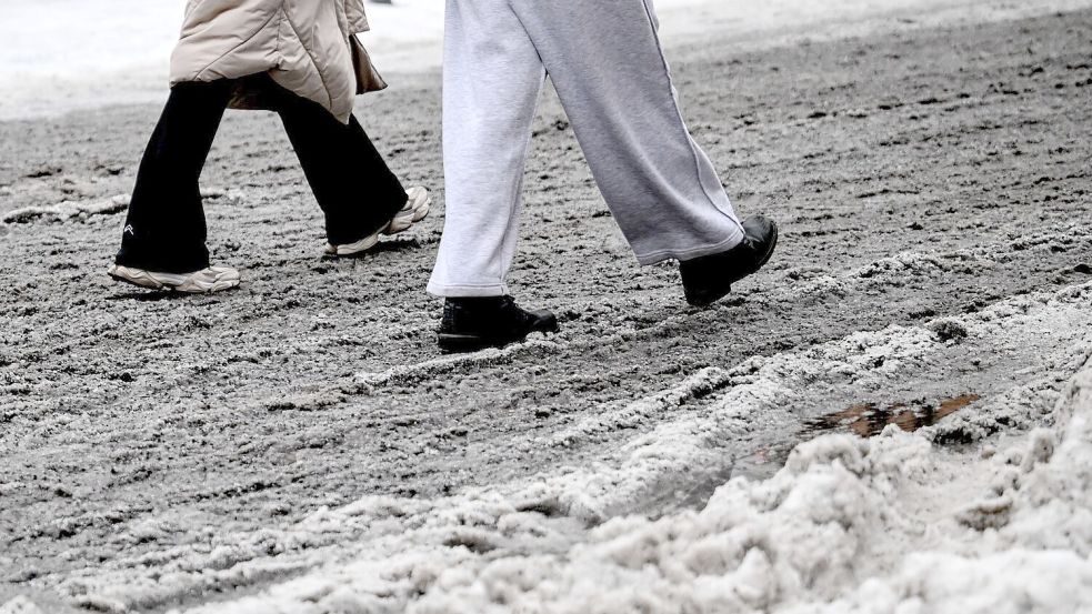 Nach Wochen mit Matsch und Kälte haben viele genug vom Winter. Foto: Britta Pedersen