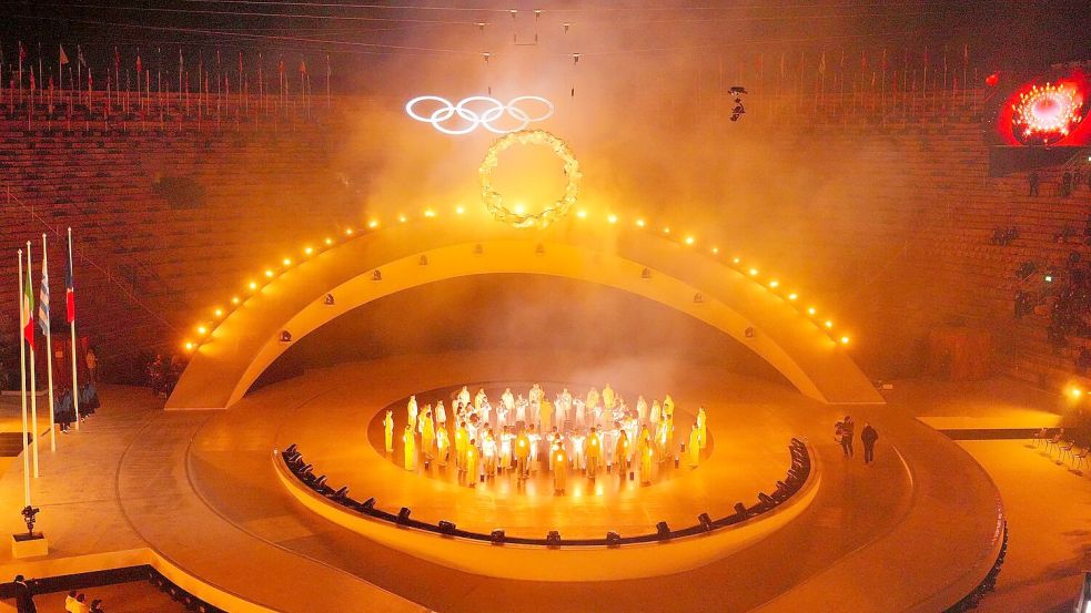 „Schönheit in Aktion“: Die Schlussfeier in Verona wurde ihrem Motto gerecht. Foto: Michael Kappeler