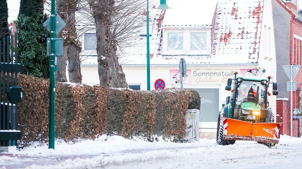 In Emden hatte der Winterdienst im Januar und Februar schon viel zu tun. Foto: Jens Doden/Archiv