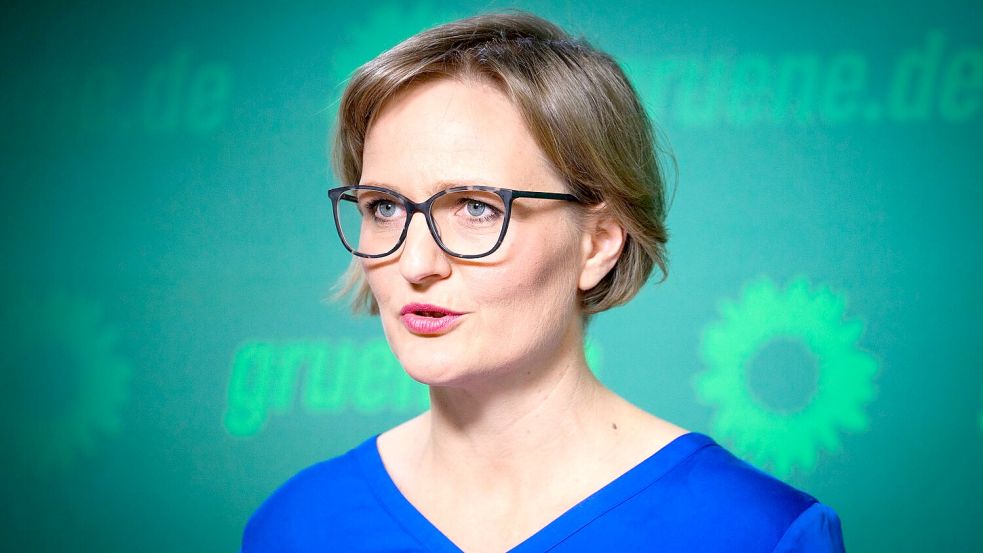 Die Co-Vorsitzende der Grünen, Franziska Brantner, ruft die CDU auf, sich gegen die CSU in der Frage eines Social-Media-Verbots für Kinder durchzusetzen. (Archivfoto) Foto: Bernd von Jutrczenka/dpa