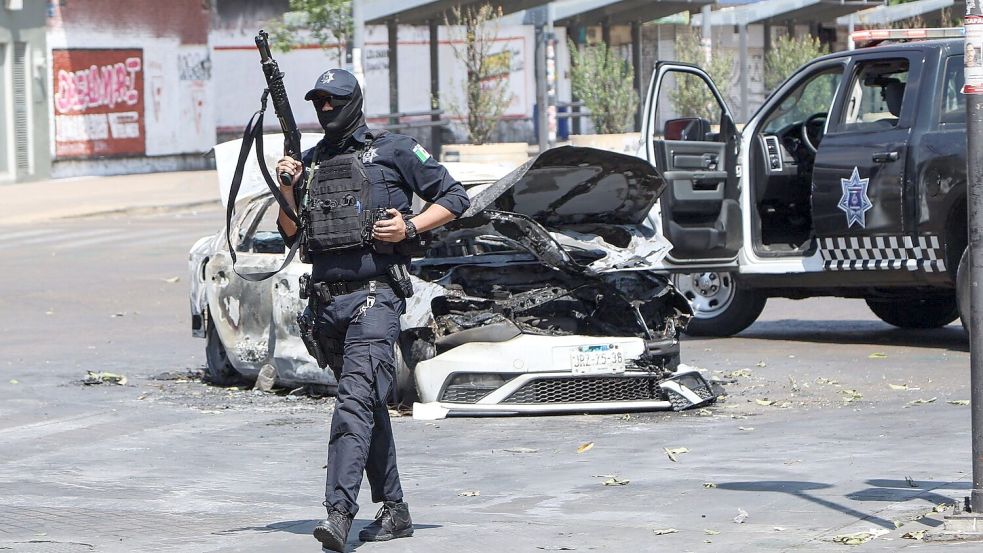 In vielen Bundesstaaten kam es zu Angriffen auf Geschäfte und Banken. Foto: Diana Marquez/XinHua/dpa