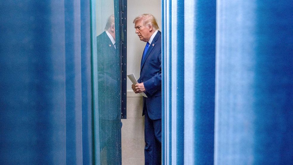 Gespannt richten sich alle Augen auf Trumps Rede zur Lage der Nation. (Archivfoto) Foto: Alex Brandon/AP/dpa