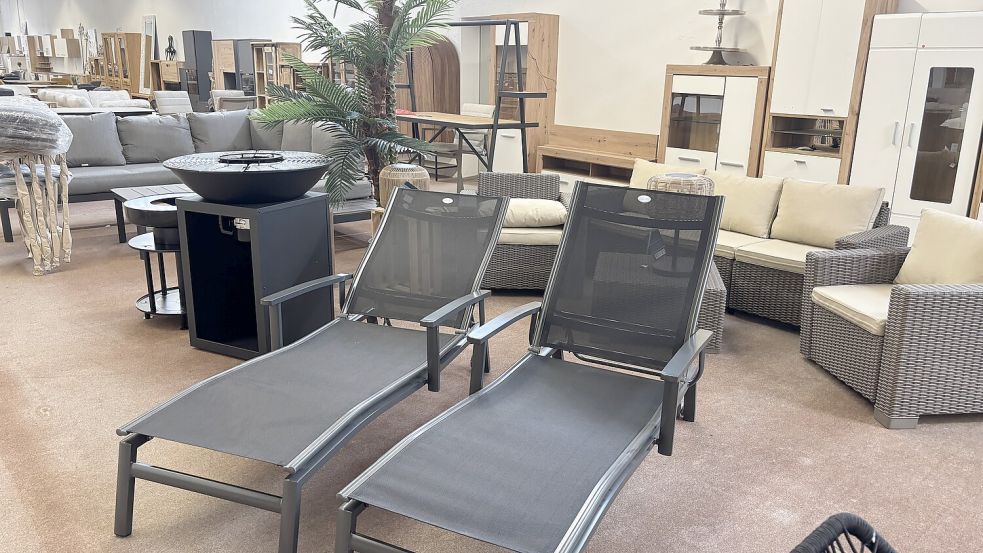 Im Bereich Gartenmöbel hat das Unternehmen auch eine Eigenproduktion.