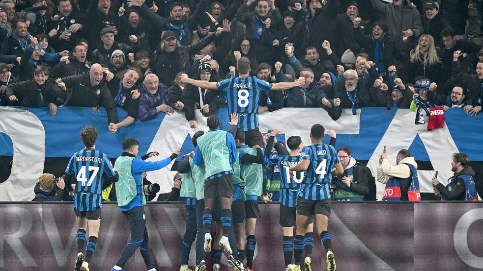 Borussia Dortmund ist gegen Atalanta Bergamo aus der Champions League ausgeschieden. Foto: Federico Gambarini/dpa